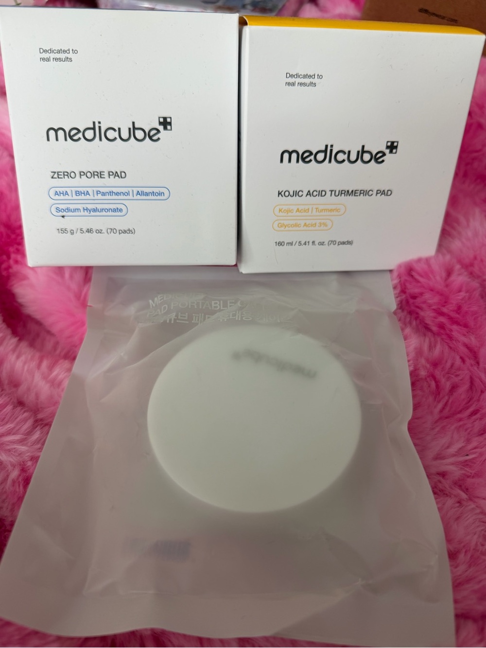 medicube White Zero Pore & Kojic Acid Turmeric Pads – Brightening Acne Care Duo